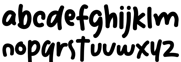 Latso Free Personal Used Font LOWERCASE