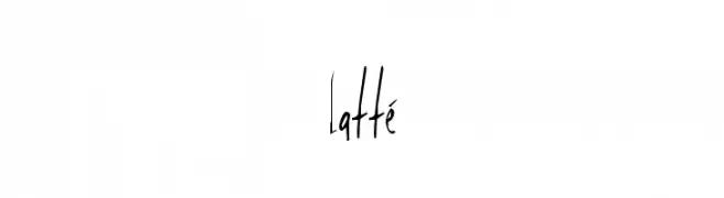 Latté  Frei Schriftart Herunterladen