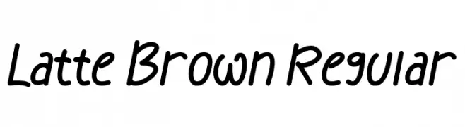 Latte Brown Regular 