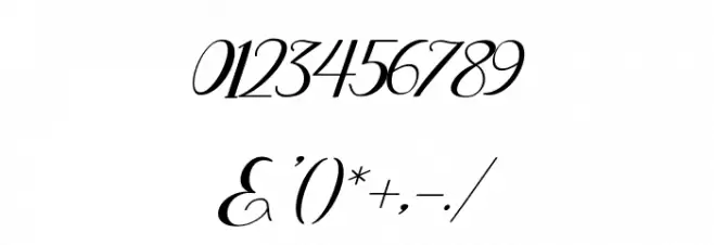 Latte Coffee script Font OTHER CHARS