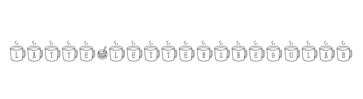 Latte*Letters Regular  font caratteri gratis