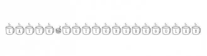 Latte*Letters Regular  لخطوط تنزيل