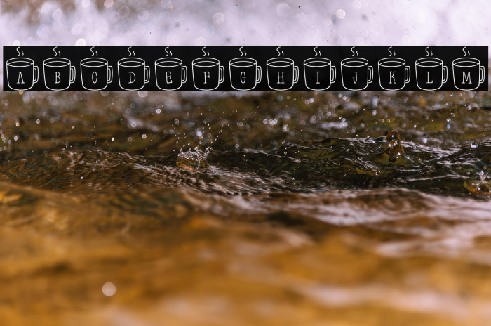 Latte*Letters Regular Example 2