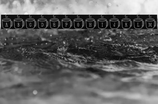 Latte*Letters Regular Font examples