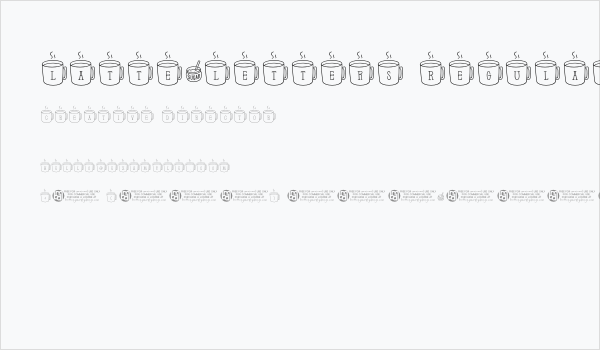 Latte*Letters Regular Business Card