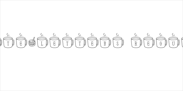 Latte*Letters Regular Logo