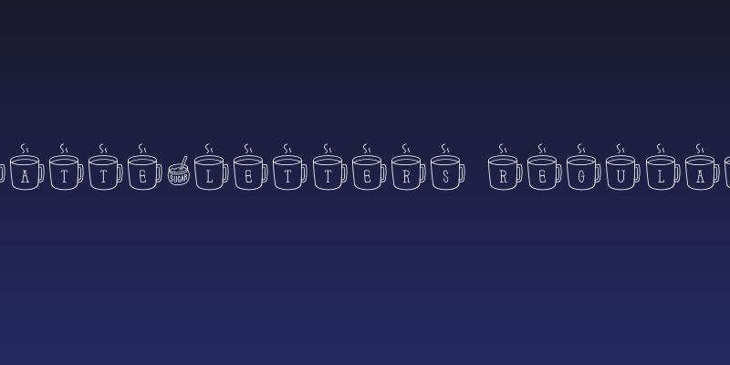 Latte*Letters Regular Social Header