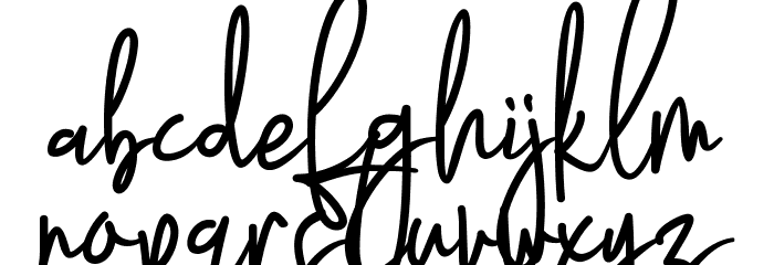 Latter Slant Font LOWERCASE