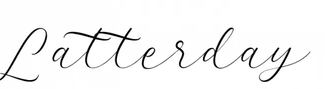 Latterday  Frei Schriftart Herunterladen