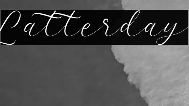 Latterday Font examples