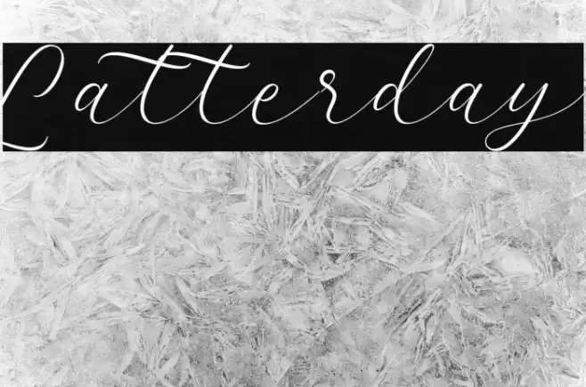 Latterday Font examples