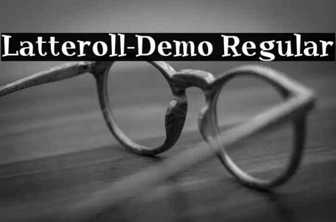 Latteroll-Demo Regular Font examples