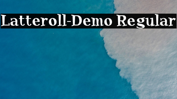 Latteroll-Demo Regular Example 2