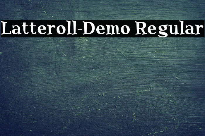 Latteroll-Demo Regular Example 3