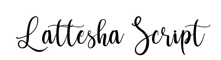 Lattesha Script  Fuentes Gratis Descargar