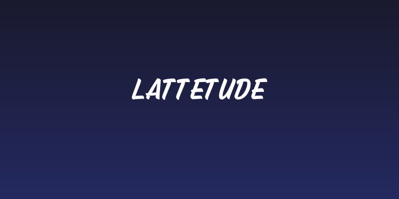 Lattetude Social Header