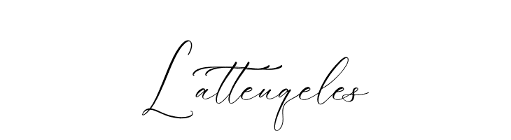Latteuqeles  font caratteri gratis