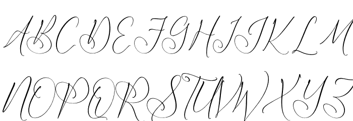 Latteuqeles Font UPPERCASE