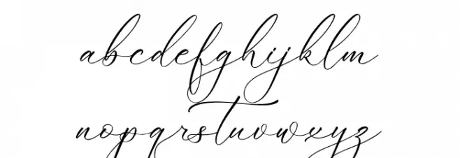 Latteuqeles Font LOWERCASE