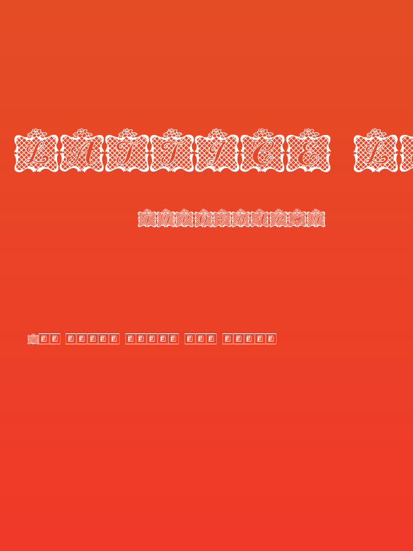 Lattice Letter Poster