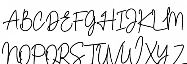 Lattiefa Schriftart Groß