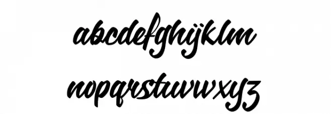 Latton-Regular Font LOWERCASE