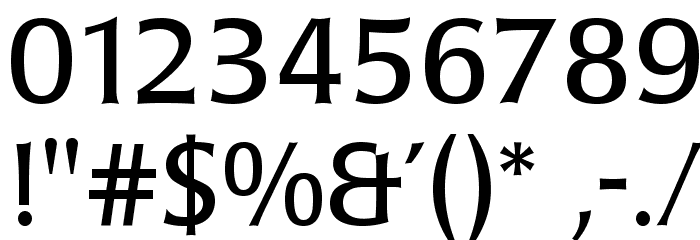 LaudatioC Font OTHER CHARS