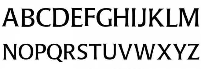 LaudatioC 字体 大写