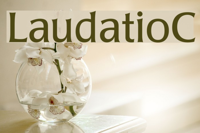 LaudatioC Font examples