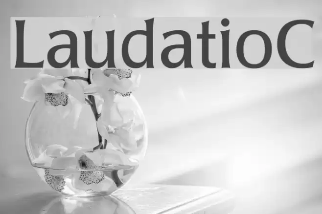 LaudatioC Font examples