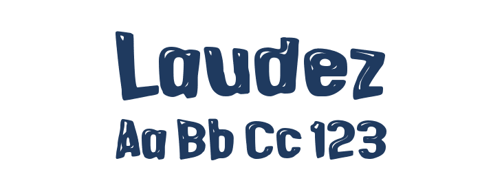 Laudez Font Preview