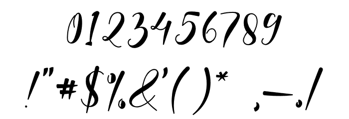 Laudiea Font OTHER CHARS