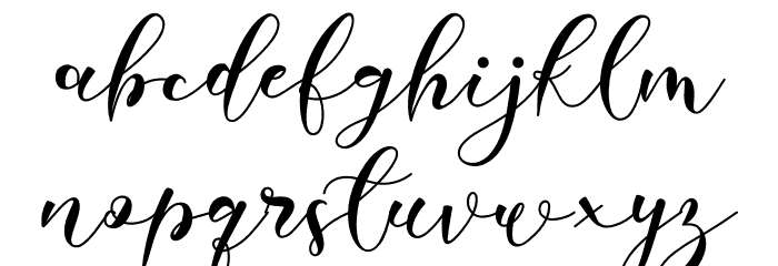 Laudiea Font LOWERCASE