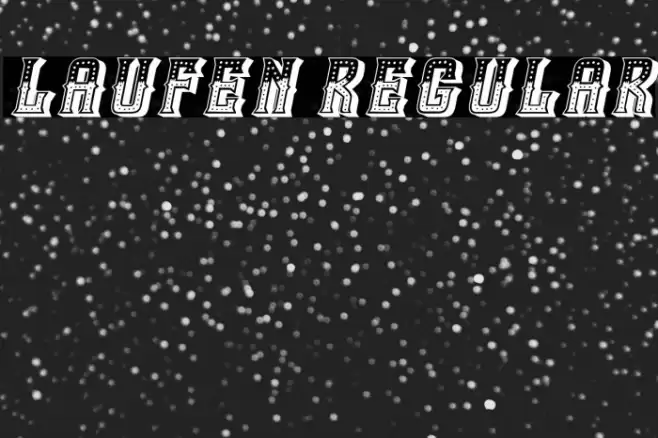 Laufen Regular Font examples