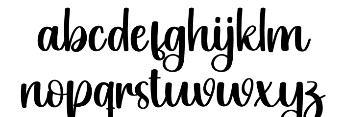Laugh Font LOWERCASE