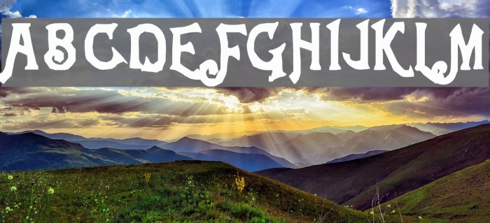 Laughing Frog Font examples