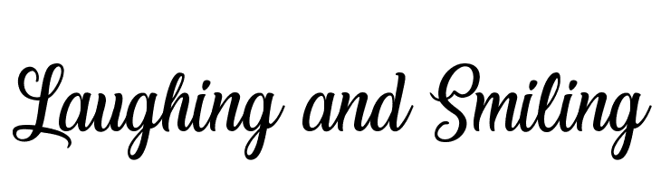 Laughing and Smiling Font