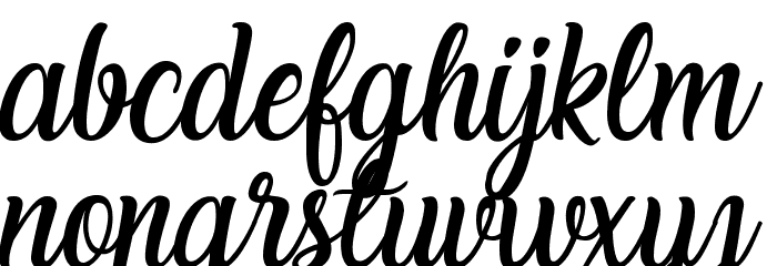 Laughing and Smiling Font LOWERCASE