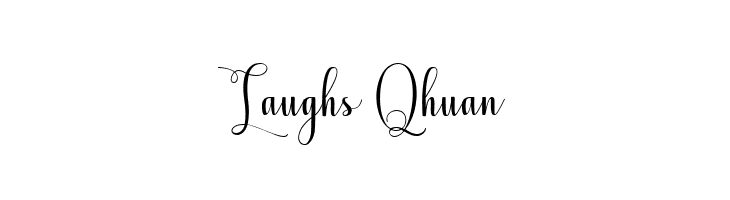 Laughs Qhuan  フリーフォントのダウンロード