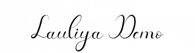 Lauliya Demo  Descarca Fonturi Gratis