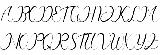 Lauliya Demo Schriftart Groß