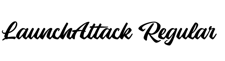 LaunchAttack-Regular  免费字体下载