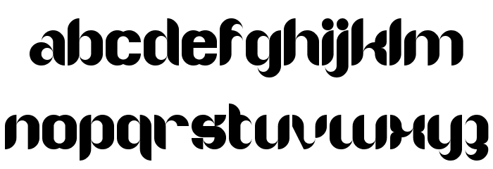 Launching A Similar One Regular Font LOWERCASE