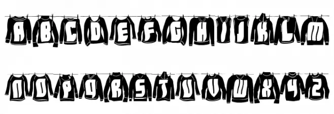 Laundry Day 字体 大写
