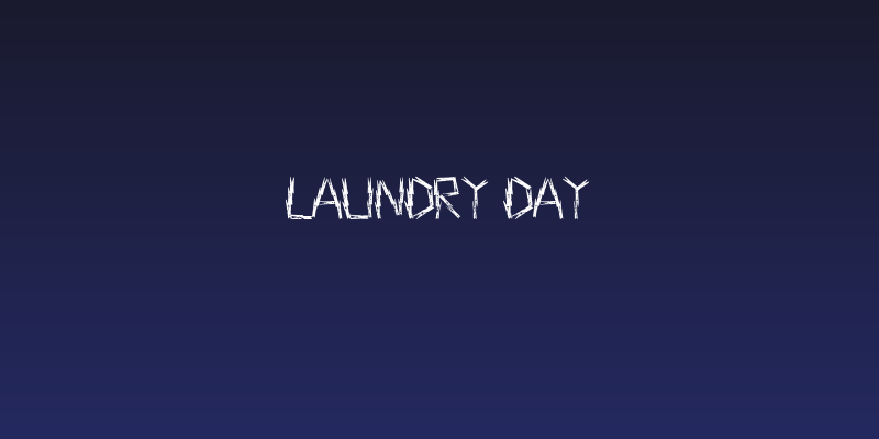 Laundry Day Social Header