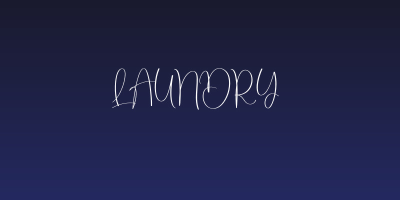 Laundry Social Header