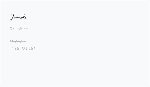 Launsela Business Card