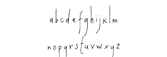 Laura-Alternate Font LOWERCASE