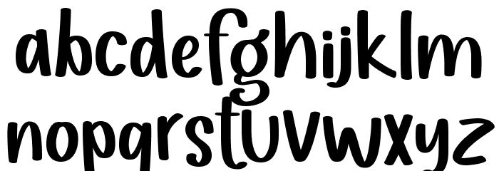 Laura Barbara Font LOWERCASE