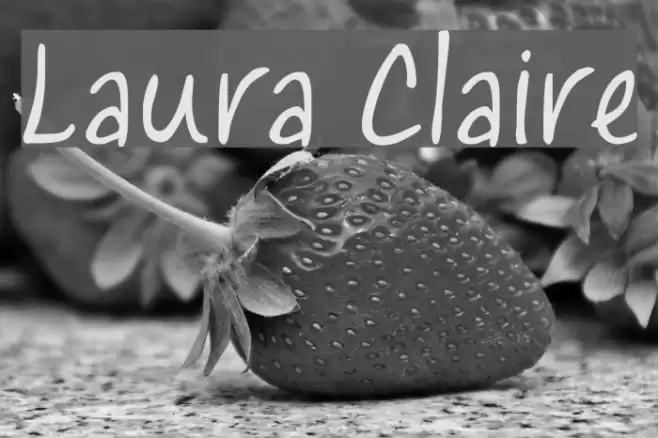 Laura Claire Font examples